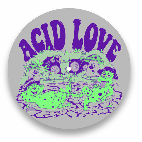 Acid Love 0.06 'Journey' Vinyl Slipmat - Grey