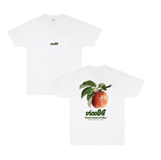 Vice 84 'Apple' Tee - White