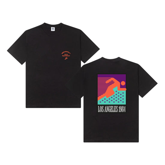 Vice 84 'LA84 Runner' Tee - Black