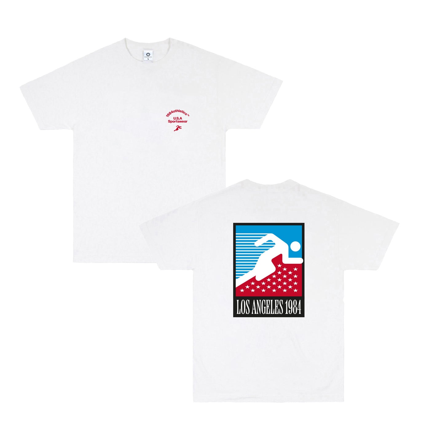 Vice 84 'LA84 Runner' Tee - White