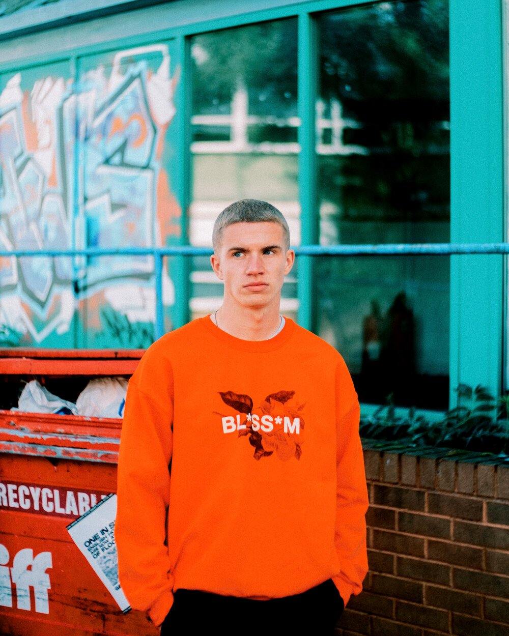Colour Collective 'Blossom' Sweater - Blood Orange - UN:IK Clothing
