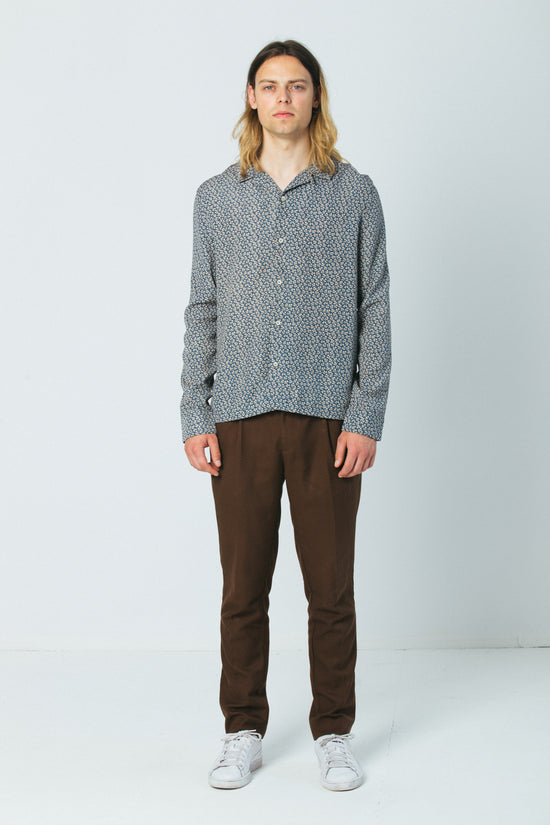 bound 'BLUE ASTER' LONGSLEEVE SHIRT