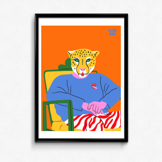 Melé x Club Bad 'Dancing Cheetah' Print