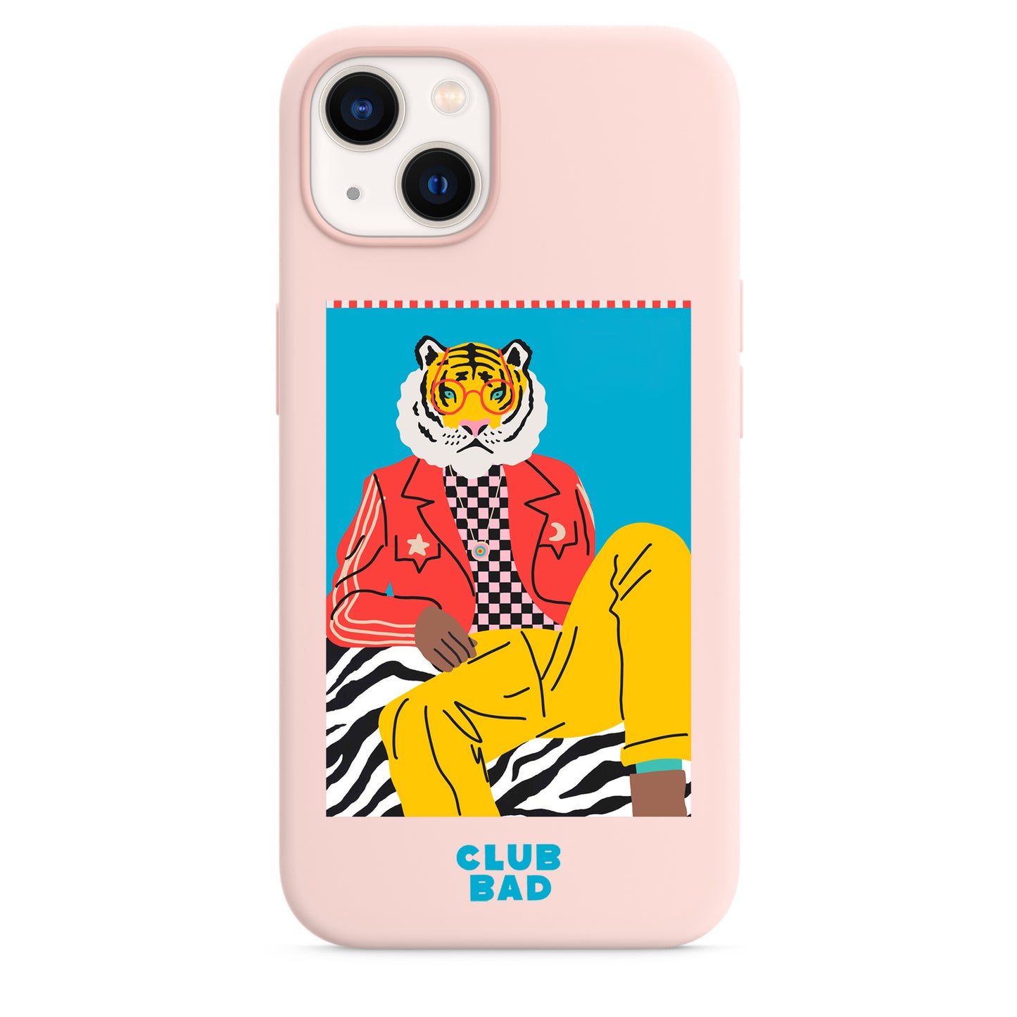 Melé x Club Bad 'Party Tiger' Phone Case - Light Pink