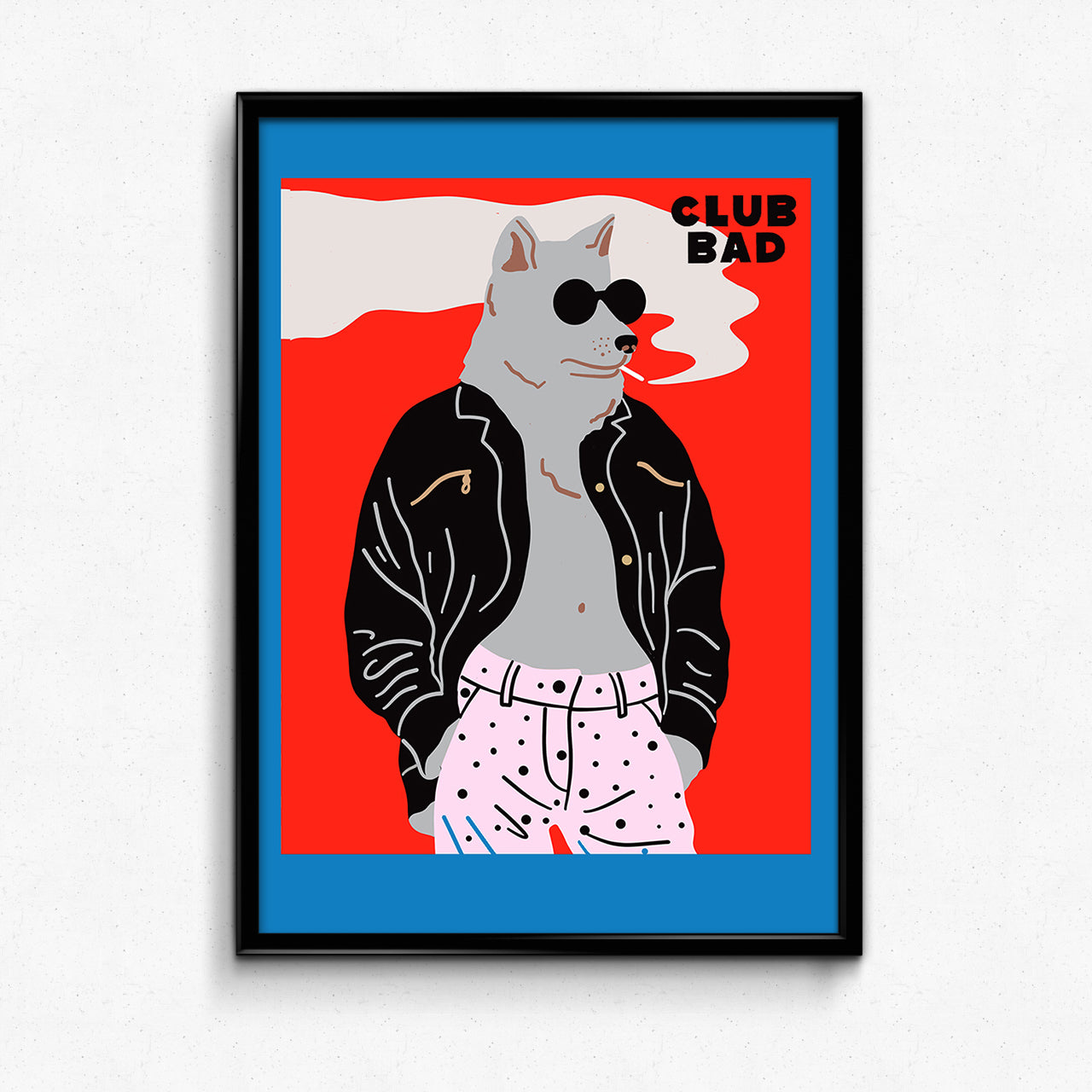 Melé x Club Bad 'Wolfy' Print