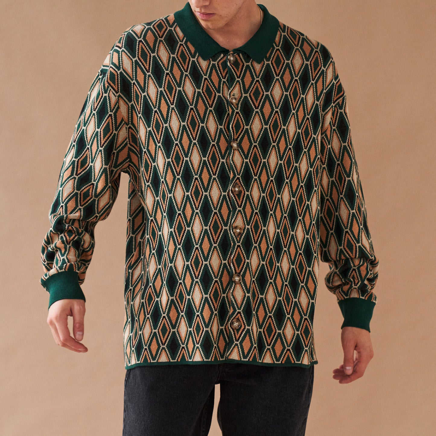 Load image into Gallery viewer, bound &amp;#39;Triana&amp;#39; Longsleeve Polo
