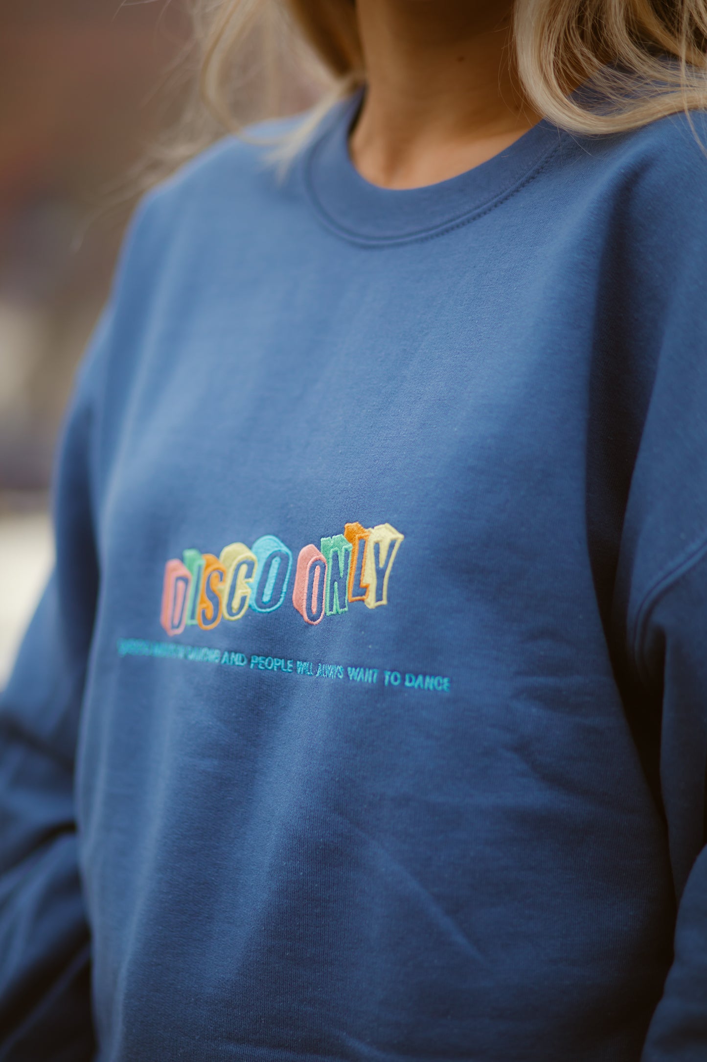 Disco Only 'Dancers' Sweater - Indigo Blue