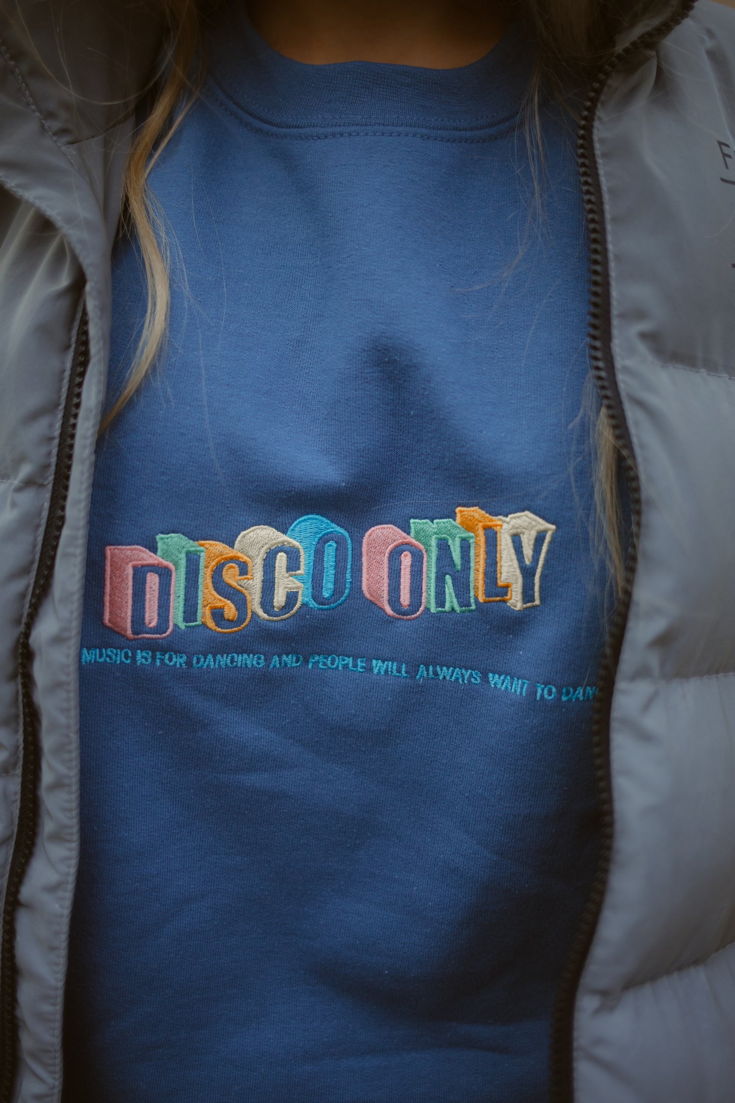 Disco Only 'Dancers' Sweater - Indigo Blue