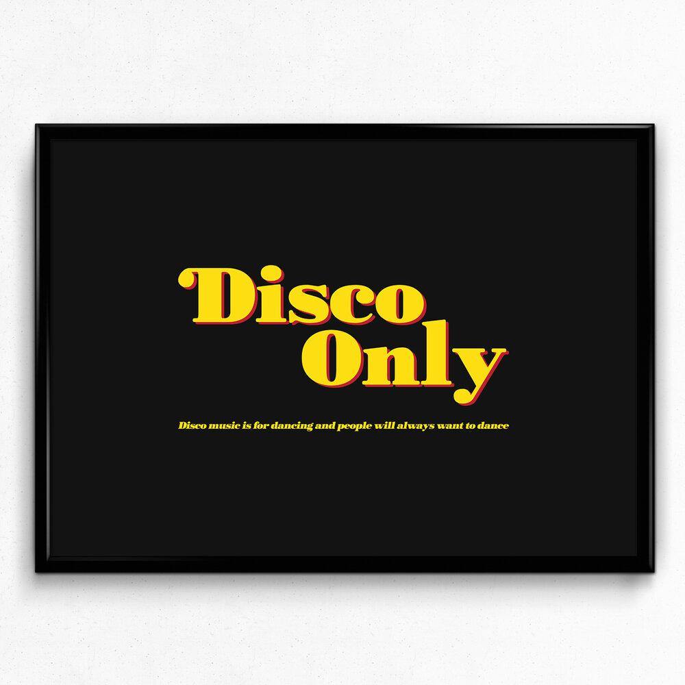 DISCO ONLY 70S PRINT - UN:IK Clothing
