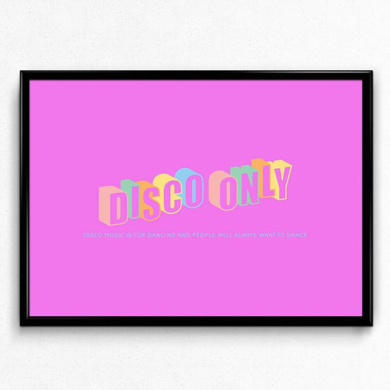 DISCO ONLY DANCERS PRINT - UN:IK Clothing