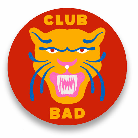 Melé X Club Bad 'Fire Panther' Vinyl Slipmat - Red
