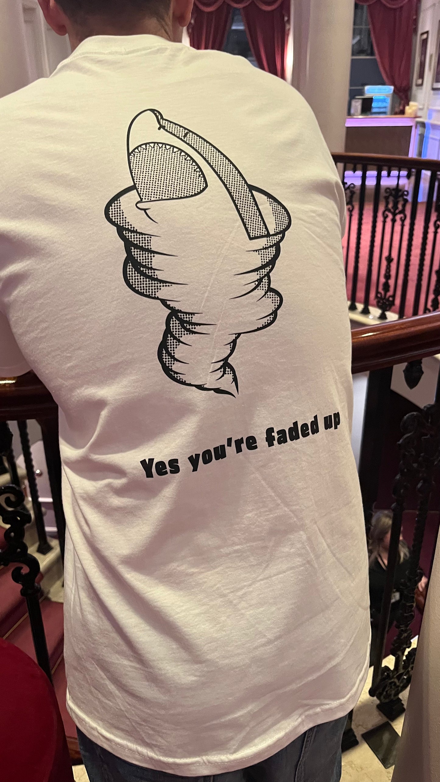Tailenders 'Sharknado' Tee - White