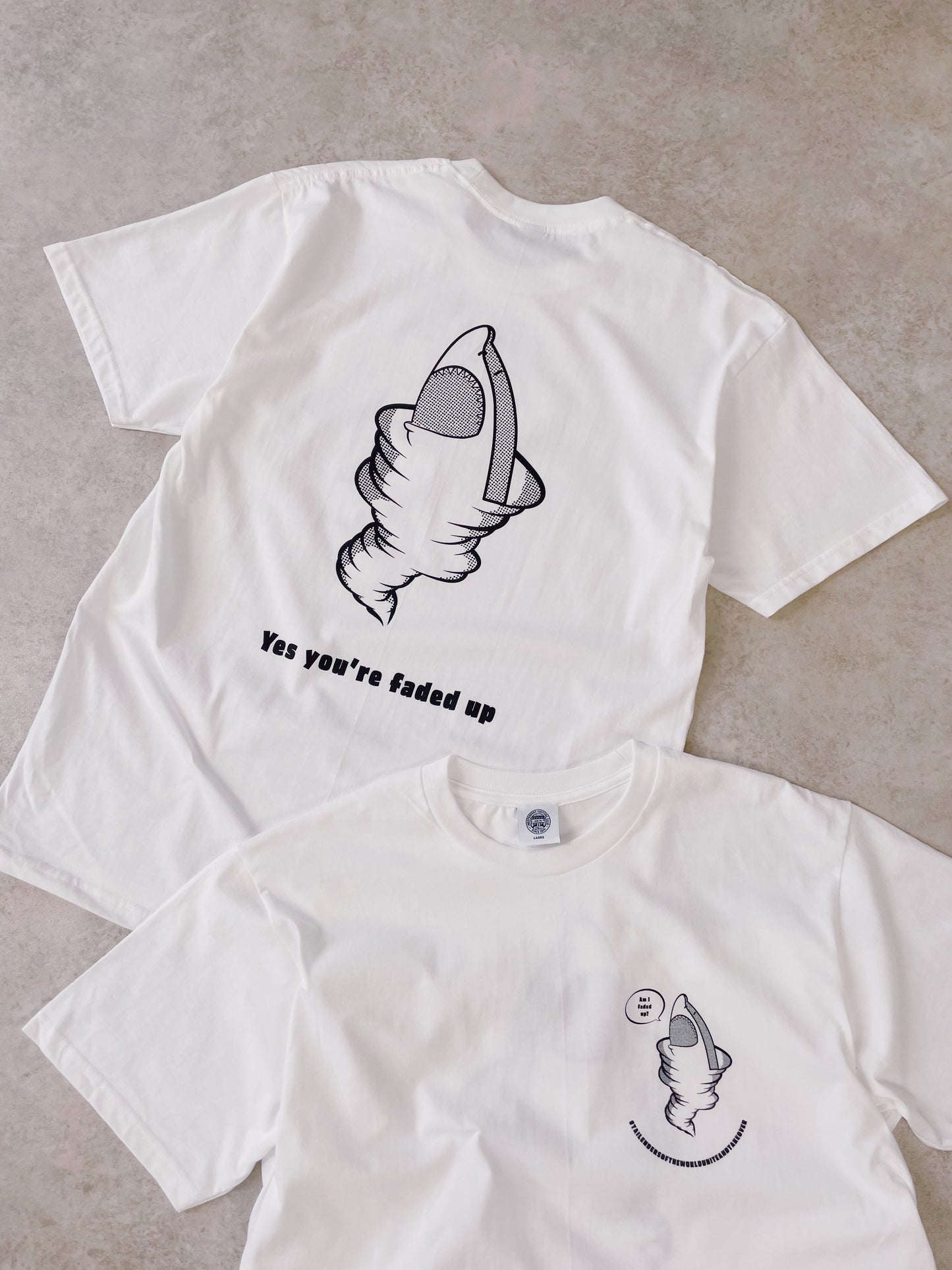 Tailenders 'Sharknado' Tee - White