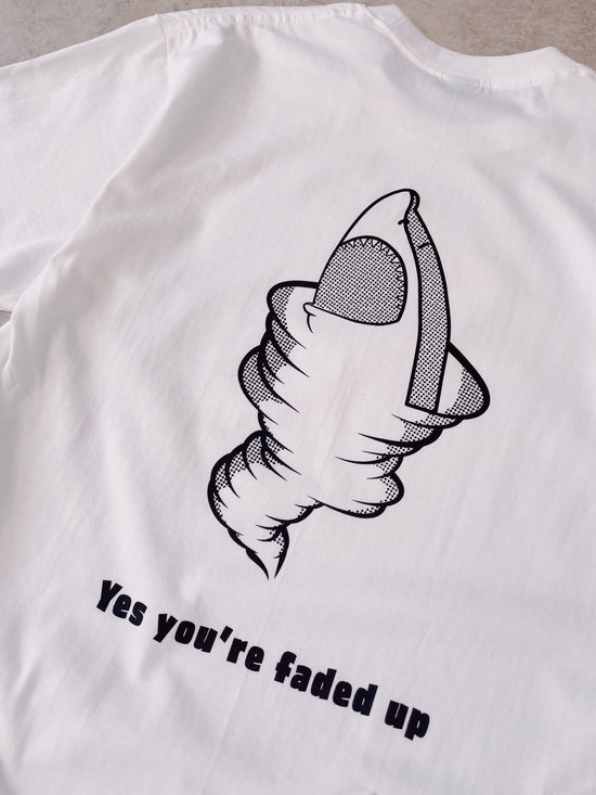 Tailenders 'Sharknado' Tee - White