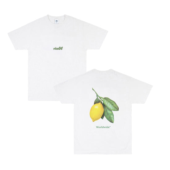 Vice 84 'Lemon' Tee - White