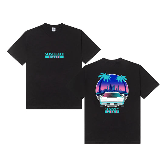 Shindigger X UN:IK 'Manny Vice' Tee - Black