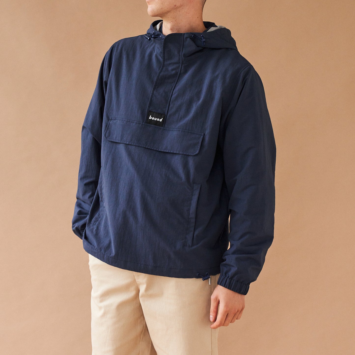 bound 'Didsbury' Smock - Navy Blue