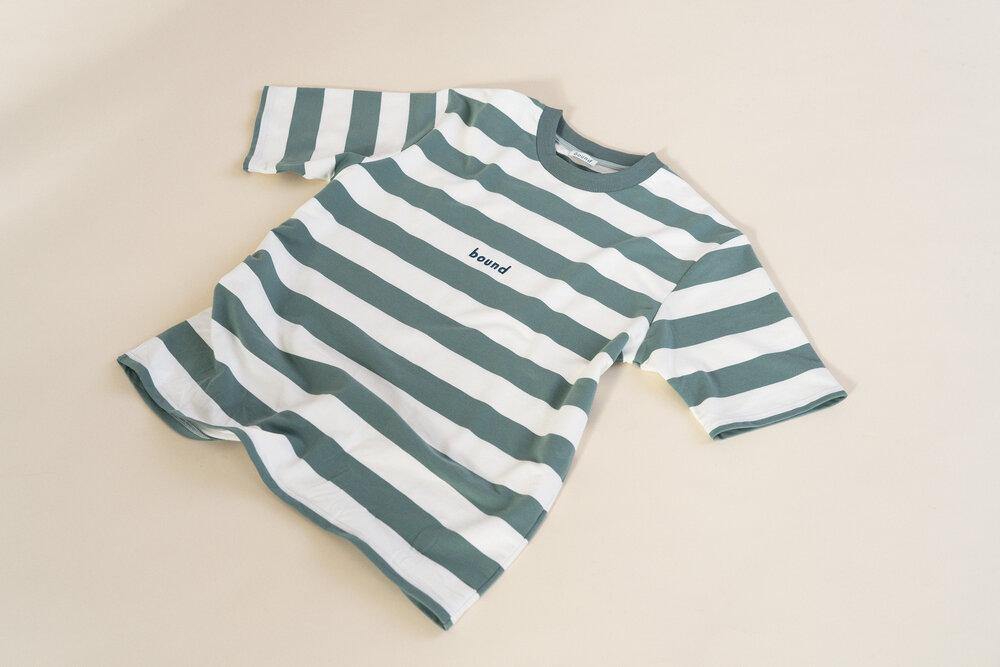 bound 'MENTHE' STRIPE TEE - UN:IK Clothing