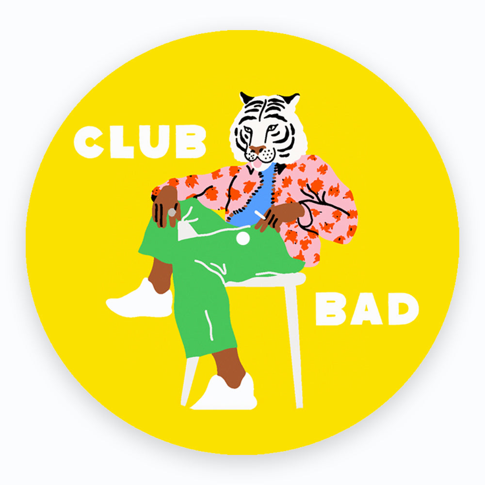 Melé x Club Bad 'Summer Tiger' Vinyl Slipmat - Yellow