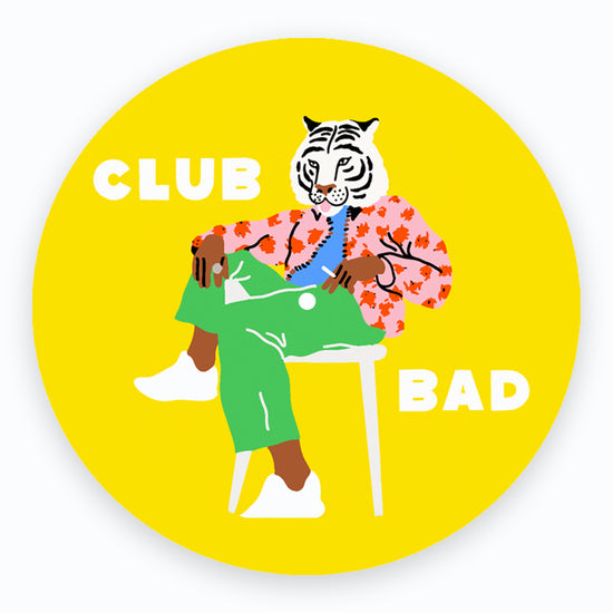 Melé x Club Bad 'Summer Tiger' Vinyl Slipmat - Yellow
