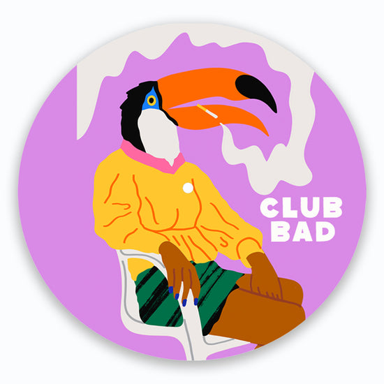 Melé x Club Bad 'Toucan' Vinyl Slipmat - Pink