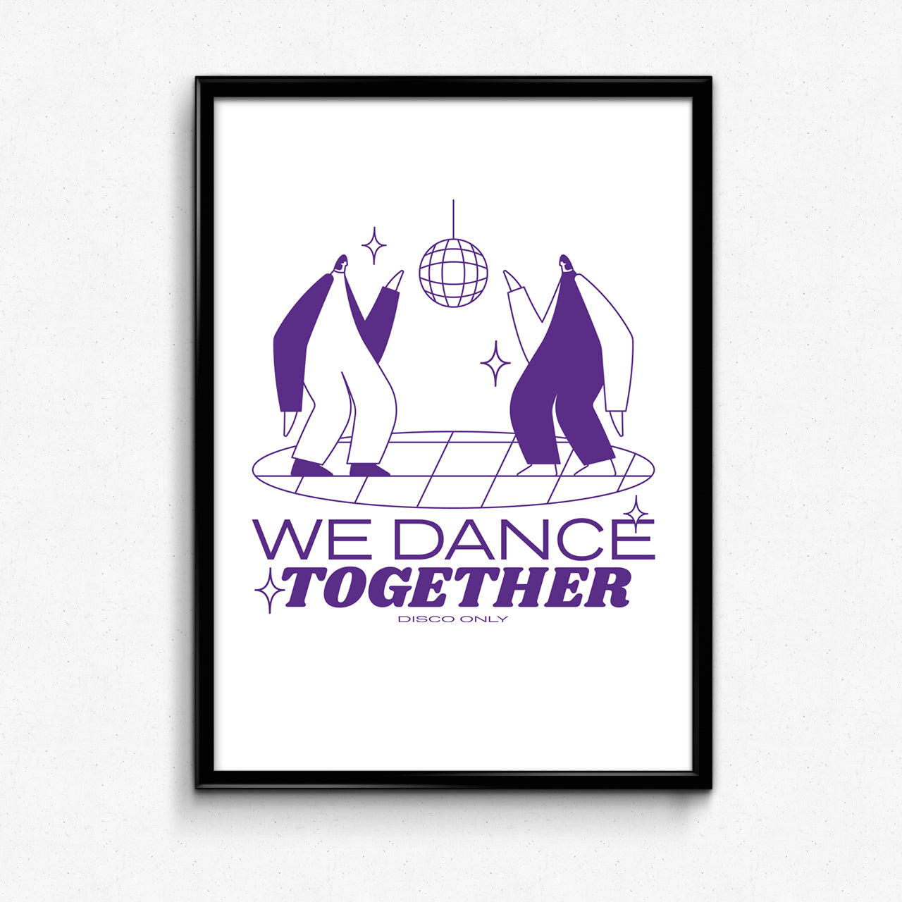 Load image into Gallery viewer, DISCO ONLY &amp;#39;We Dance Together&amp;#39; Print
