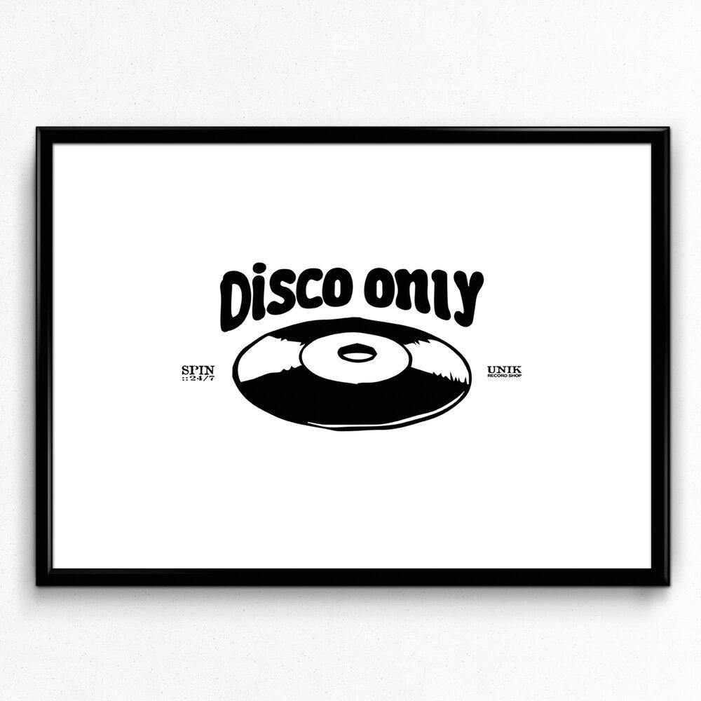 DISCO ONLY X MR. PHOMER PRINT - UN:IK Clothing